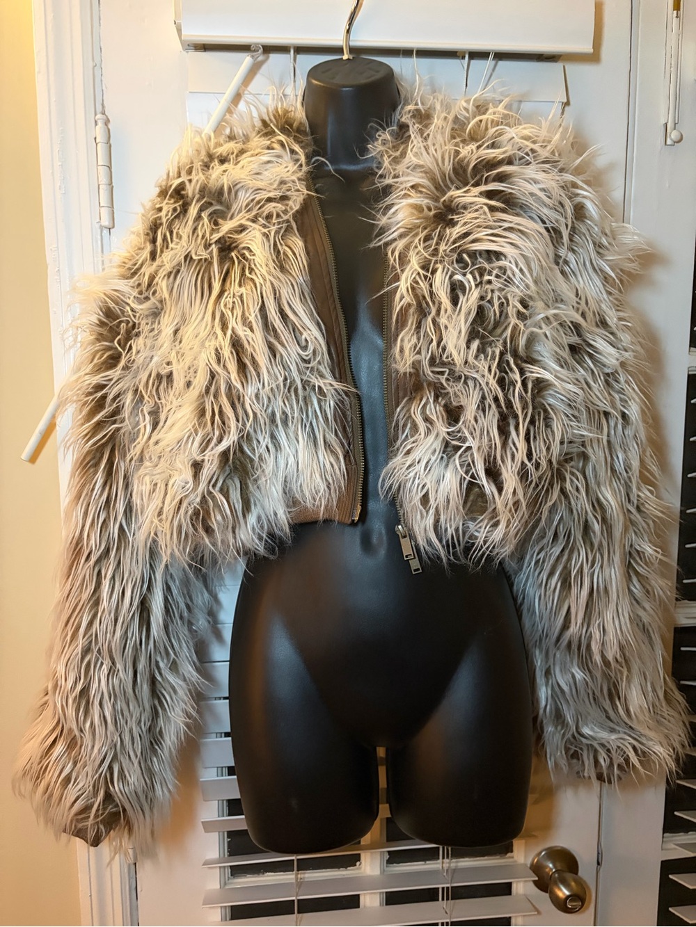 Current Mood Found you in the Forest Faux Fur Jacket